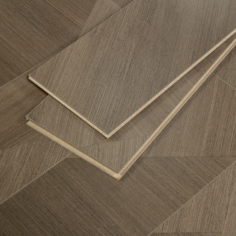 Water-resistant laminate click-lock brown wood laminate flooring