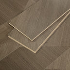 Water-resistant laminate click-lock brown wood laminate floor