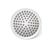 Modern Standard Shower Set Double Round Metal Adjustable Spray Pattern Shower Head