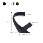Button Handle Faucet Contemporary Style Faucet with Waterfall Spout