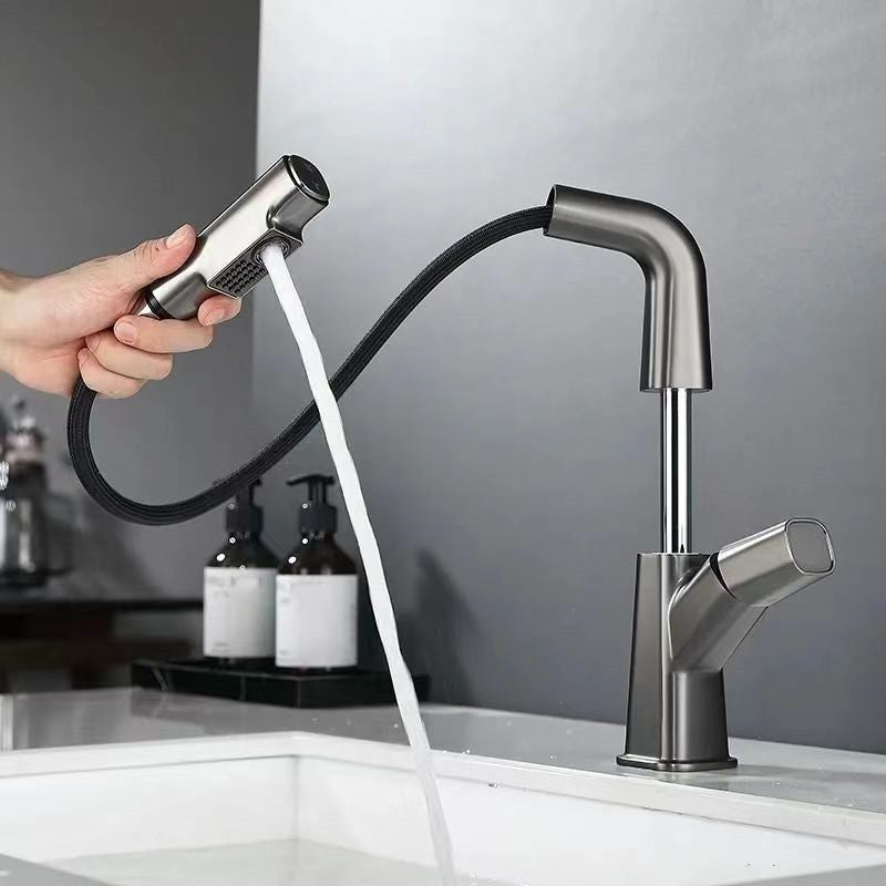 Single-Lever Faucet Contemporary Style Basin Faucet for Bathroom