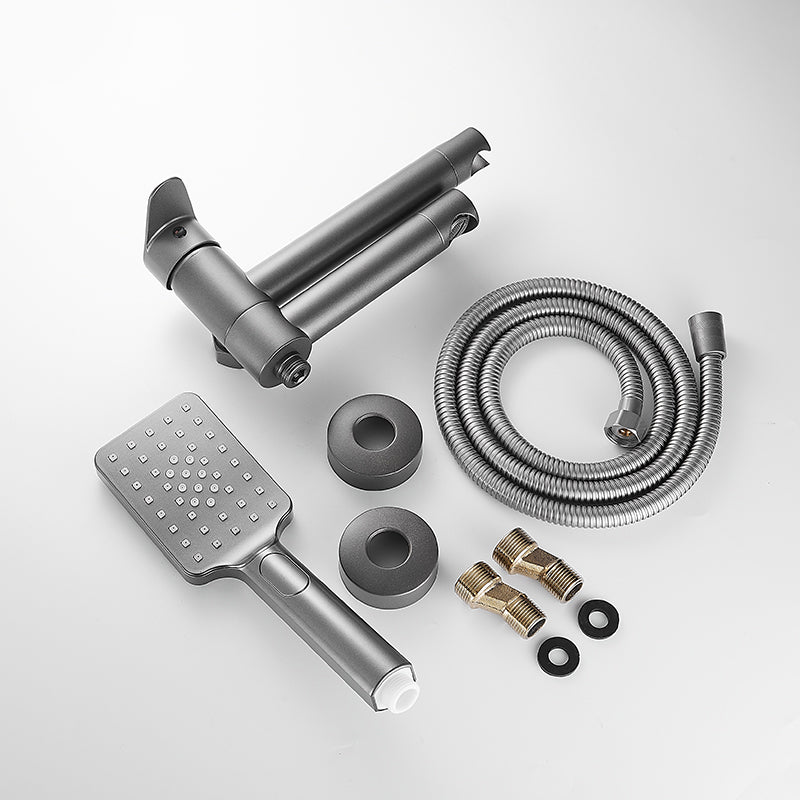 Wall-mounted metal bathtub faucet low arch single lever bathtub faucet trim