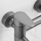 Wall-mounted metal bathtub faucet low arch single lever bathtub faucet trim
