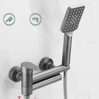 Wall-mounted metal bathtub faucet low arch single lever bathtub faucet trim