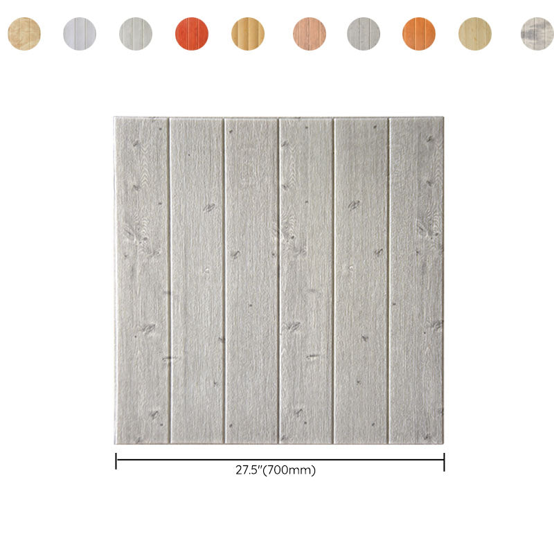 Polygon Peel and Stick Back Wall Tile PVC Wood Peel and Stick Tile