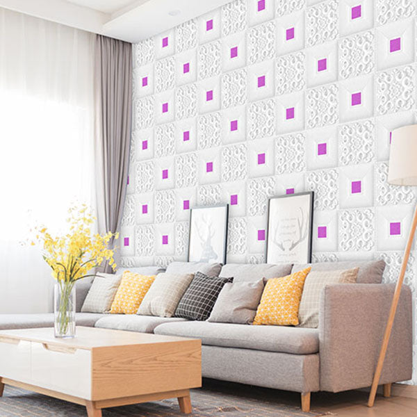Modern Tin Wall Panel Smooth Wall Ceiling XPE Cotton Set of 1