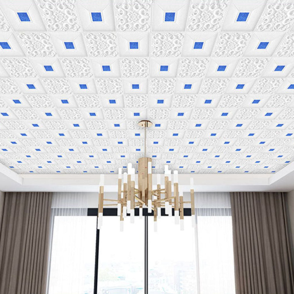 Modern Tin Wall Panel Smooth Wall Ceiling XPE Cotton Set of 1