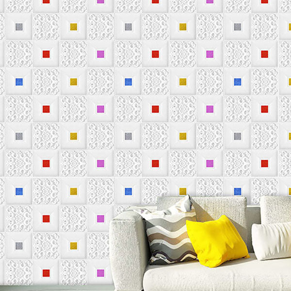Modern Tin Wall Panel Smooth Wall Ceiling XPE Cotton Set of 1