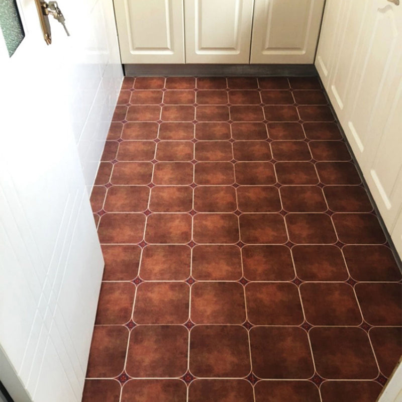 Peel and Stick PVC Flooring Matt Vinyl Floor with Square Edge