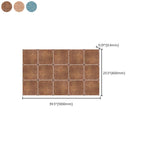 Peel and Stick PVC Flooring Matt Vinyl Floor with Square Edge