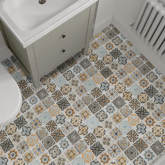 Modern PVC flooring Peel and Stick porcelain tile look vinyl plank flooring