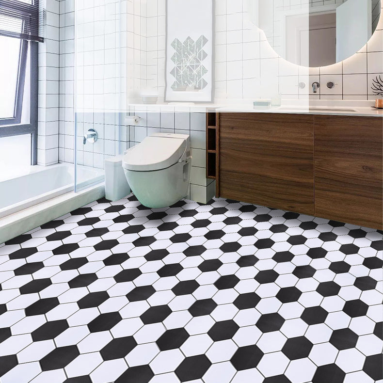Modern PVC flooring Peel and Stick porcelain tile look vinyl plank flooring