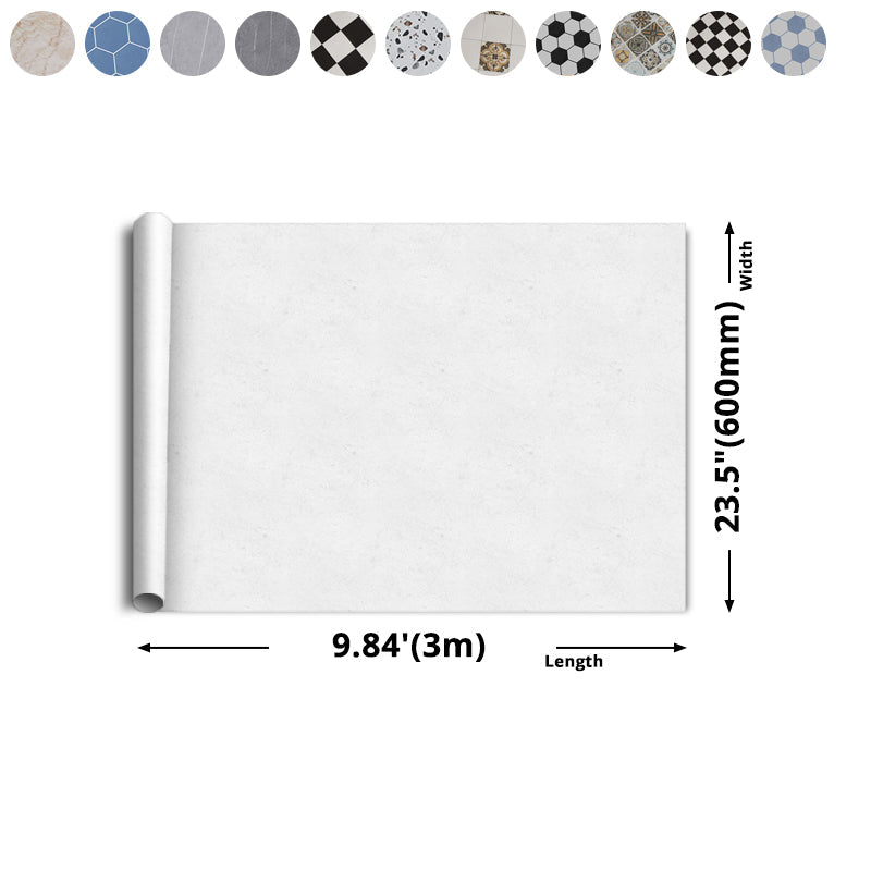 Modern PVC flooring Peel and Stick porcelain tile look vinyl plank flooring