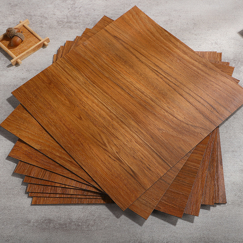 Modern Vinyl Floor Planks Self-Adhesive Wood Look Embossed PVC Flooring