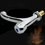 Contemporary Centerset Faucet Knob Handle Low Arc Solid Brass Faucet