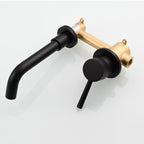 Single Hole Wall Mounted Bath Faucet Swivel Spout Basin Faucet