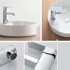 Glam Style Faucet Single Handle Basin Faucet for the Bathroom