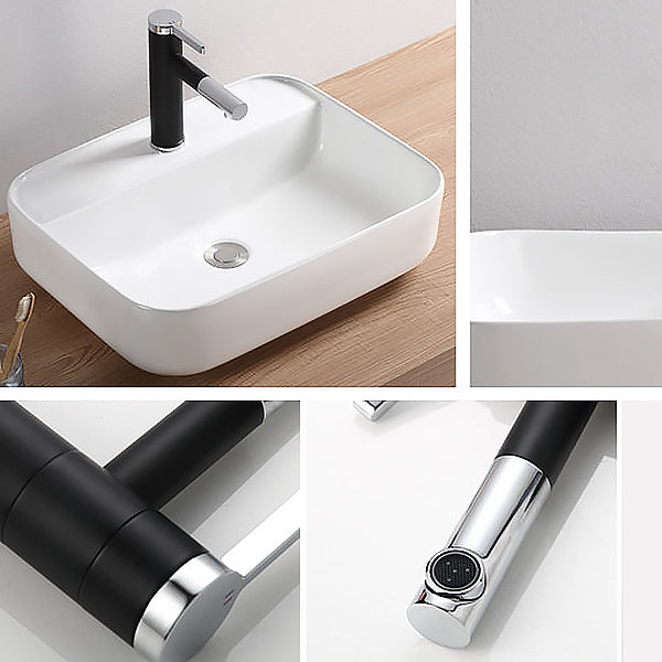 Glam Style Faucet Single Handle Basin Faucet for the Bathroom