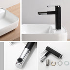 Glam Style Faucet Single Handle Basin Faucet for the Bathroom