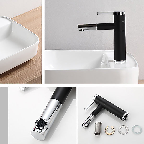 Glam Style Faucet Single Handle Basin Faucet for the Bathroom