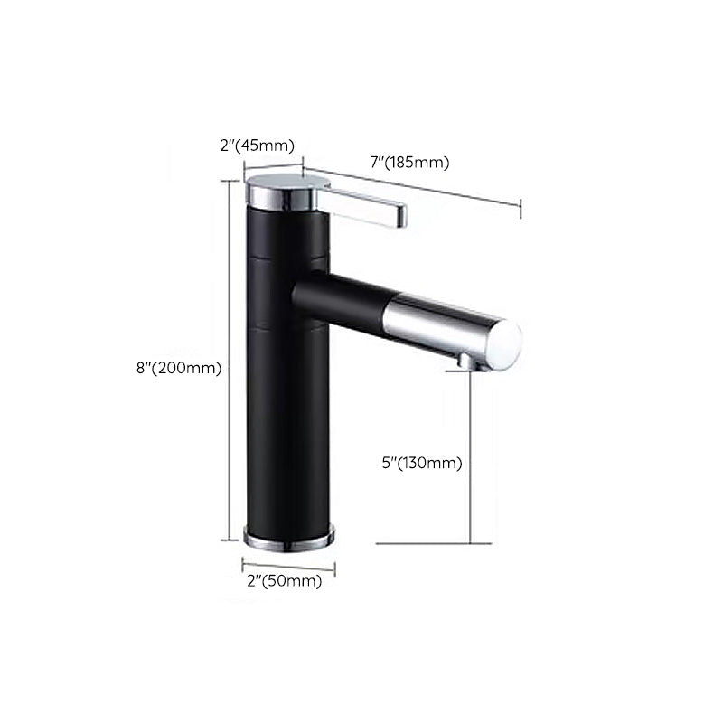 Glam Style Faucet Single Handle Basin Faucet for the Bathroom