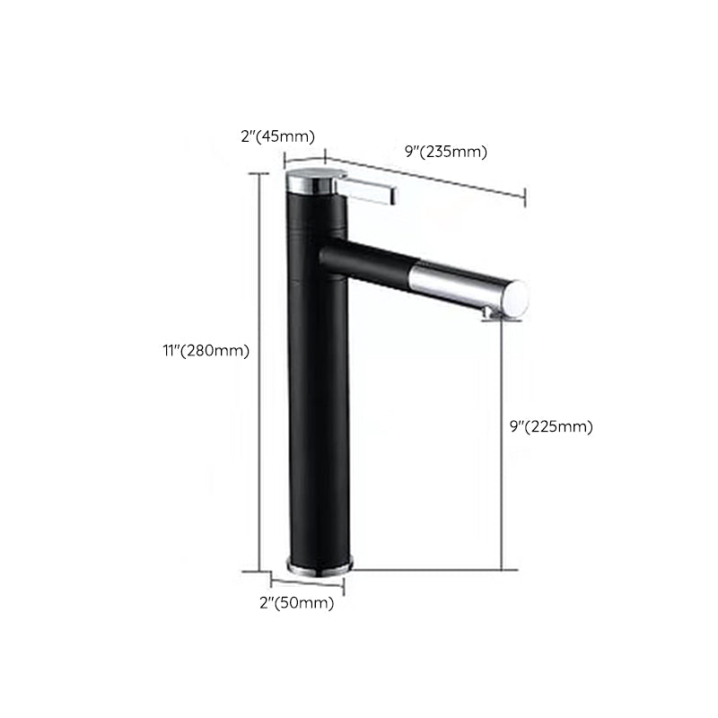 Glam Style Faucet Single Handle Basin Faucet for the Bathroom