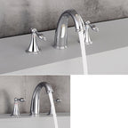Traditional Style Roman Tub Faucet Copper Wall Mounted Roman Tub Faucet