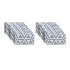PVC Peel & Stick Tile Kitchen waterproof splash guard Peel and Stick Wall Tile Set of 18