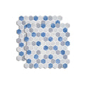 Polygon Metal Peel and Stick Back Wall Tile PVC Peel and Stick Tile for the Kitchen