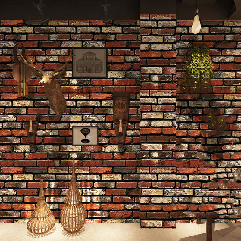 Country House Waterproof Wall Panels Wood Grain Bedroom and Living Room Wall Panels