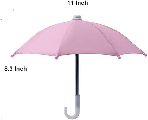 Phone umbrella suction cup stand for sun