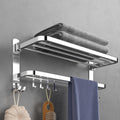 Contemporary Chrome Bathroom Hardware Set Polished Chrome Bathroom Set Made of Stainless Steel