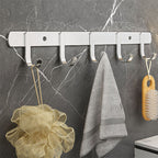 Contemporary Chrome Bathroom Hardware Set Polished Chrome Bathroom Set Made of Stainless Steel