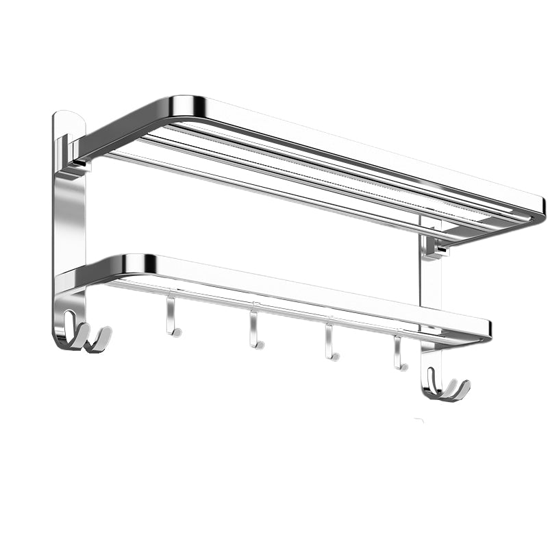 Contemporary Chrome Bathroom Hardware Set Polished Chrome Bathroom Set Made of Stainless Steel