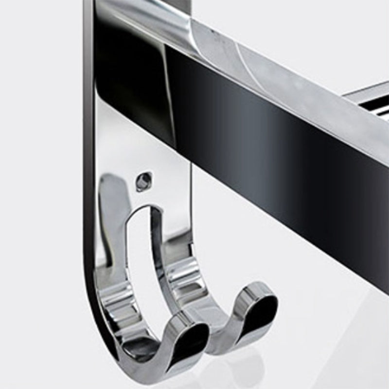 Contemporary Chrome Bathroom Hardware Set Polished Chrome Bathroom Set Made of Stainless Steel