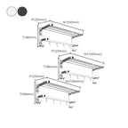 Contemporary Chrome Bathroom Hardware Set Polished Chrome Bathroom Set Made of Stainless Steel