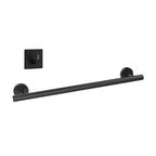 Matt Black Bathroom Accessory Set Stainless Steel Towel Bar/Paper Holder/Bath Towel Hook