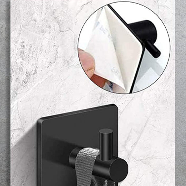 Matt Black Bathroom Accessory Set Stainless Steel Towel Bar/Paper Holder/Bath Towel Hook