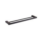 5-piece modern bathroom accessory set made of stainless steel with towel rail/robe hooks/toilet paper holder