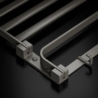 Modern Gray Bathroom Accessory Set Aluminum Stainless Steel Bathroom Shelf/Towel Hooks/Towel Bar