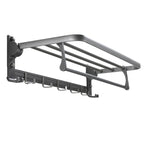 Contemporary Gray Bathroom Hardware Set Bathroom Shelf/Towel Bar Including Bathroom Set