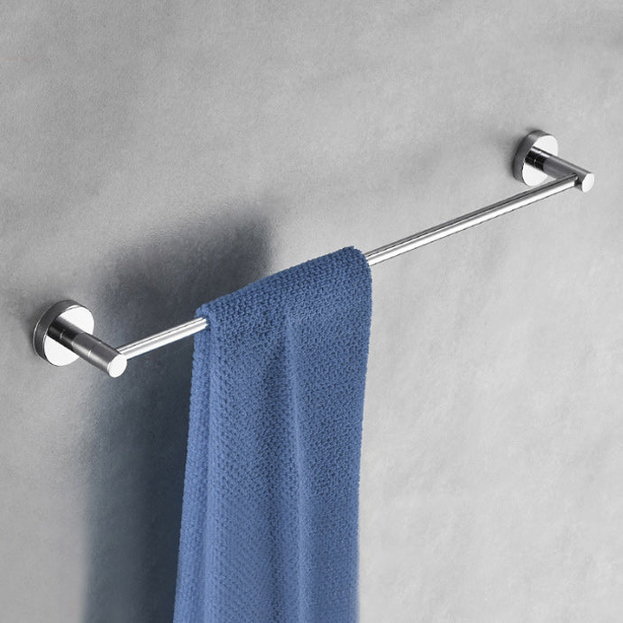 Polished Chrome Modern Bathroom Accessories Set with Towel Bar/Paper Holder