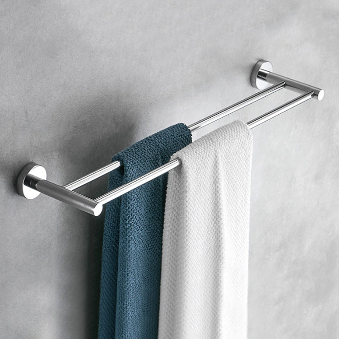 Polished Chrome Modern Bathroom Accessories Set with Towel Bar/Paper Holder