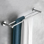 Polished Chrome Modern Bathroom Accessories Set with Towel Bar/Paper Holder