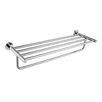 Polished Chrome Modern Bathroom Accessories Set with Towel Bar/Paper Holder