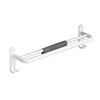 White contemporary bathroom accessory set stainless steel aluminum bathroom set