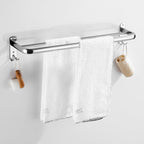 Modern Bathroom Set with Bathroom Shelf/Towel Bar Polished Chrome Bathroom Accessory Set