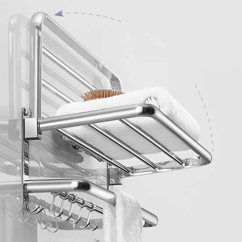 Modern Bathroom Set with Bathroom Shelf/Towel Bar Polished Chrome Bathroom Accessory Set