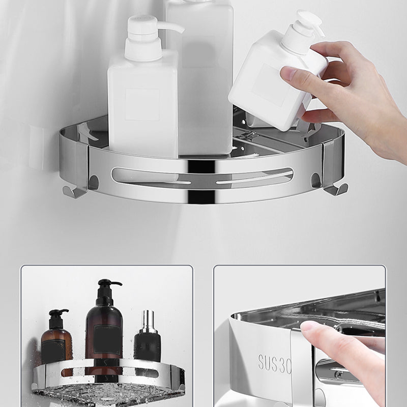 Modern Bathroom Set with Bathroom Shelf/Towel Bar Polished Chrome Bathroom Accessory Set