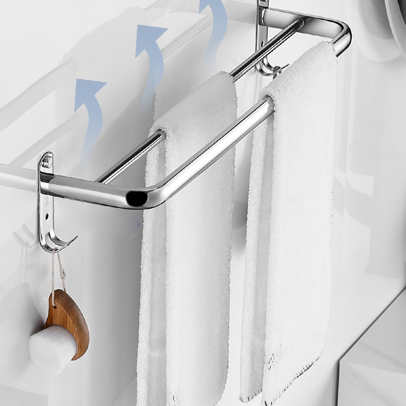Modern Bathroom Set with Bathroom Shelf/Towel Bar Polished Chrome Bathroom Accessory Set